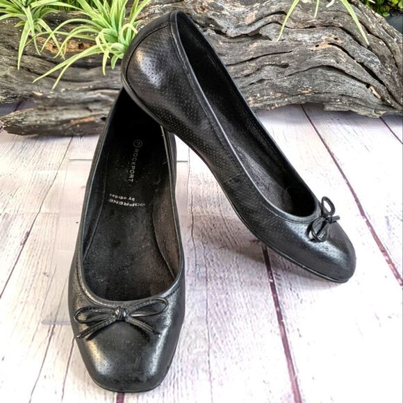 Rockport Bow Ballet Flats with adiPRENE by Adidas